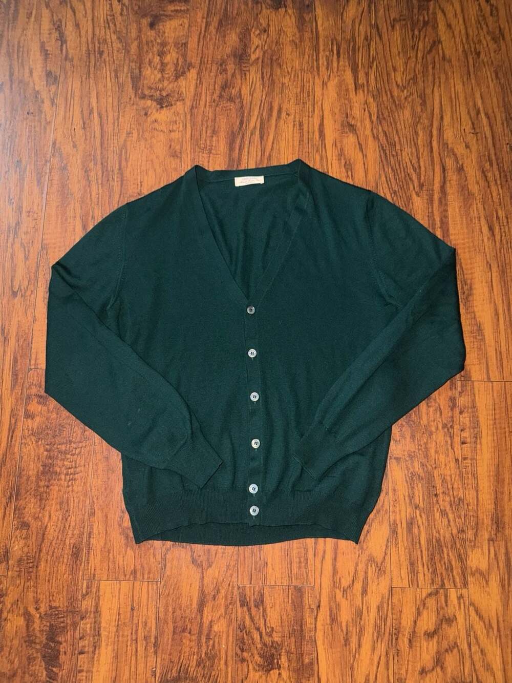 Gran Sasso Merino Extra Fine V-Neck Button-Up Cardigan